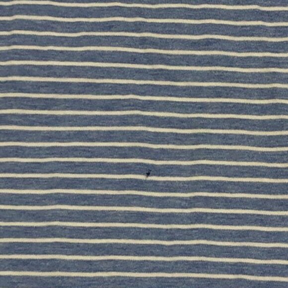 Vineyard Vines Mens Blue White Striped Polo Golf Shirt Large W Pocket Whale - Picture 6 of 9